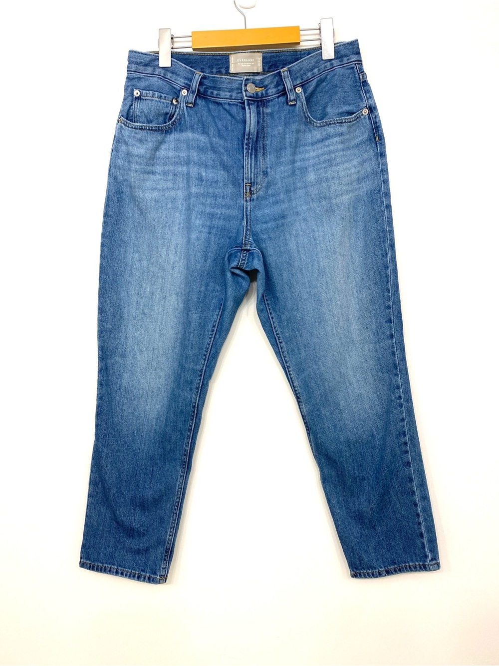 Everlane The Super-Soft Relaxed Jean Size 31 Organic Cotton Straight Leg Ankle - Picture 4 of 14